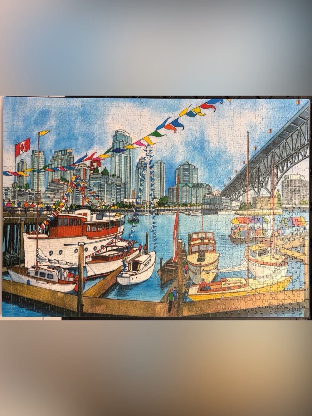 1000 Piece "Summer in False Creek" Puzzle